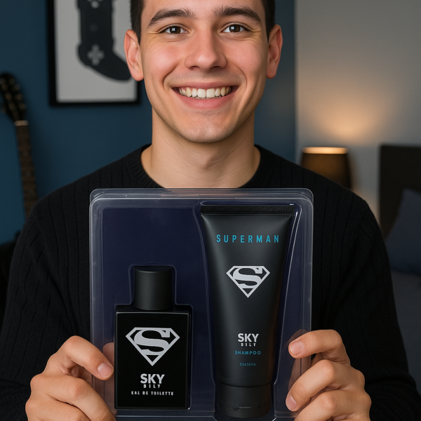Set Superman Sky City - Eau de Toilette 30ml+ Shampoo 100ml