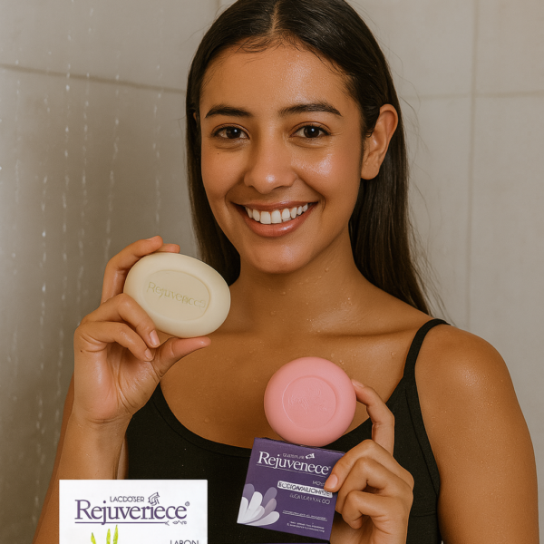 Jabón Rejuvenece Plus Arroz + Ácido Hialurónico - Jabón Rejuvenece Plus Ácido Hialurónico + Coenzima Q10.