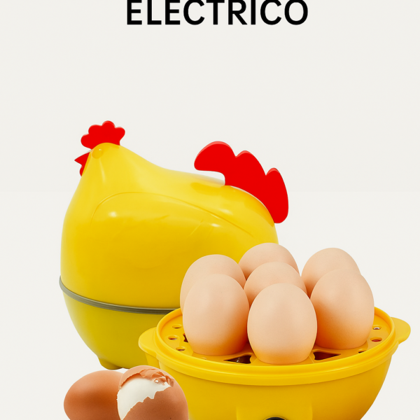 🥚 Huevo Cocedor Eléctrico – Diseño de Gallina